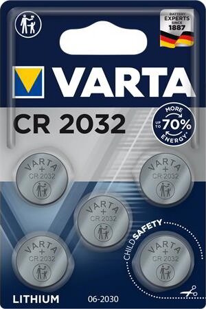 Varta 6032101415 Lítium Gombelem (5 db/csomag) Varta 6032101415 Lítium Gombelem (5 db/csomag)