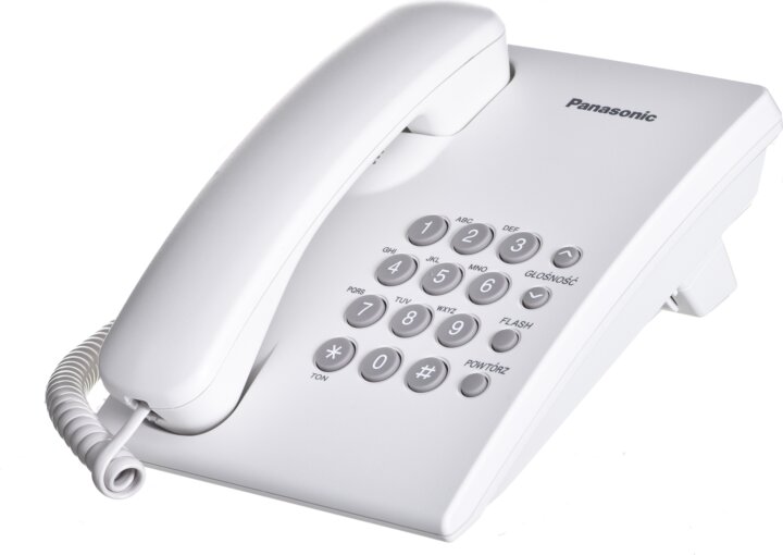 Panasonic KX-TS500PDW Asztali telefon - Fehér