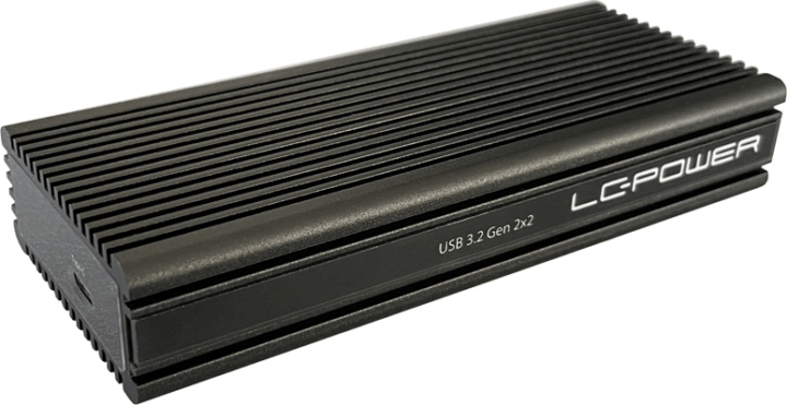 LC-Power LC-M2-C-NVME-2X2 M.2 USB Type-C Külső SSD ház - Fekete LC-Power LC-M2-C-NVME-2X2 M.2 USB Type-C Külső SSD ház - Fekete