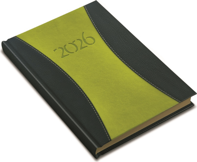 Realsystem PrémiumA B5 2026 Heti naptár - Zöld Realsystem PrémiumA B5 2026 Heti naptár - Zöld