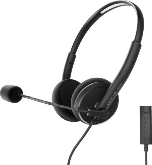 Energy Sistem Office 2+ USB Headset - Fekete