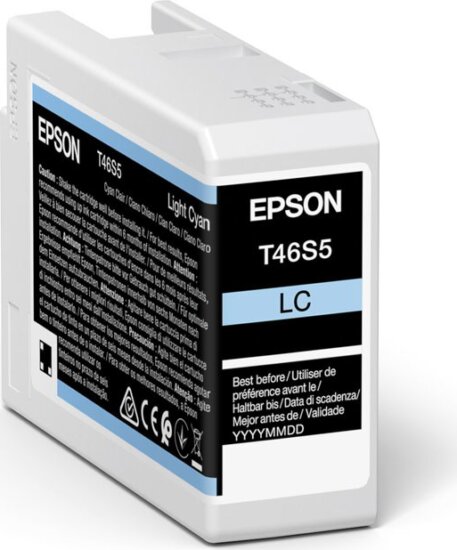 Epson T46S5 Eredeti Tintapatron Világos Cián Epson T46S5 Eredeti Tintapatron Világos Cián