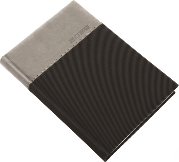 Realsystem LUX A5 2026 Napi naptár - Grafit szürke