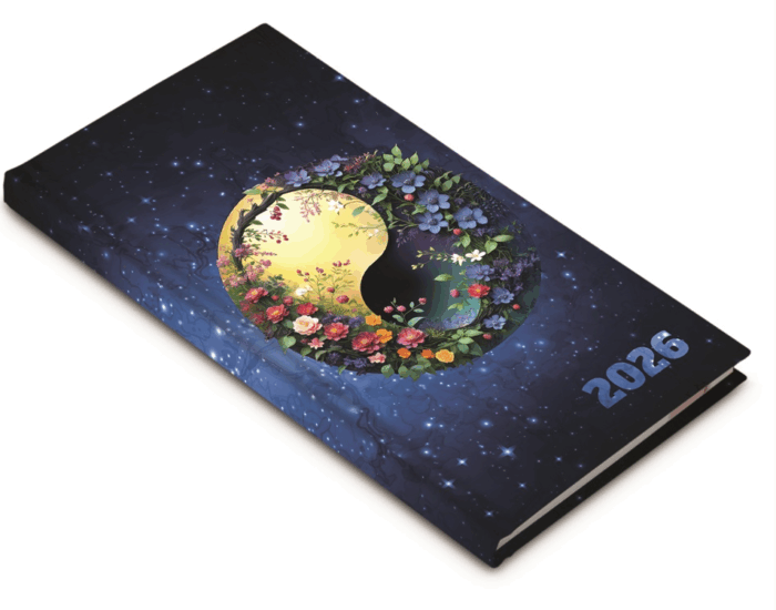 Realsystem Picture 165 x 90mm 2026 Zsebnaptár - Virágos