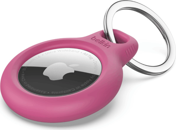 Belkin Apple AirTag tok kulcskarikával - Pink Belkin Apple AirTag tok kulcskarikával - Pink