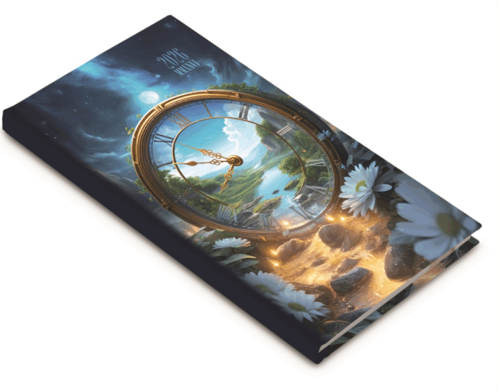 Realsystem Picture 165 x 90mm 2026 Zsebnaptár - Óra