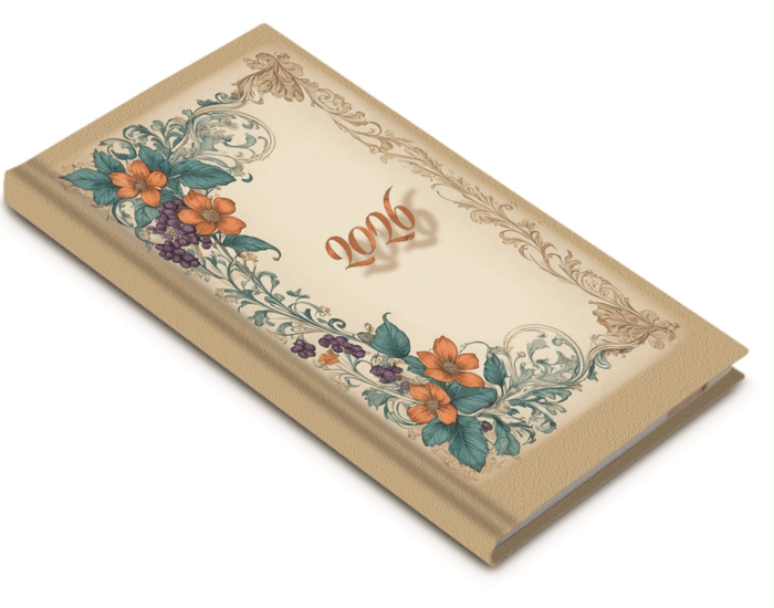 Realsystem Picture 165 x 90mm 2026 Zsebnaptár - Vintage