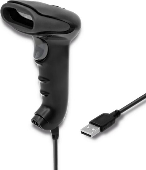 Qoltec 50866 Kézi vonalkódolvasó - Fekete Qoltec 50866 Kézi vonalkódolvasó - Fekete