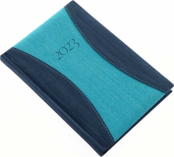 Realsystem PrémiumA B6 2023 Zsebnaptár - Kék