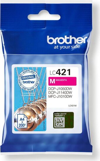 Brother LC-421M Eredeti Tintapatron Magenta