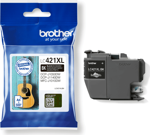 Brother LC-421XLBK Eredeti Tintapatron Fekete