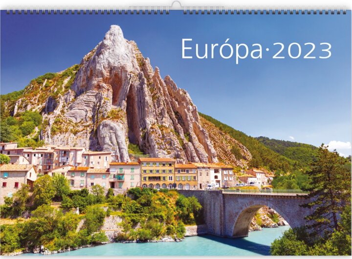 Realsystem Európa 460 x 320mm 2023 Falinaptár