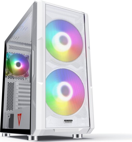 Modecom Amirani ARGB Számítógépház - Fehér Modecom Amirani ARGB Számítógépház - Fehér
