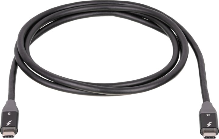 Akyga AK-USB-34 Thunderbolt 3 USB-C apa - Thunderbolt 3 USB-C apa Adat és töltő kábel (1.5m) Akyga AK-USB-34 Thunderbolt 3 USB-C apa - Thunderbolt 3 USB-C apa Adat és töltő kábel (1.5m)