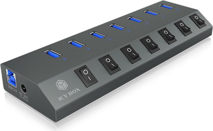 ICY BOX IB-HUB1701-C3 USB 3.0 Hub (7 port) ICY BOX IB-HUB1701-C3 USB 3.0 Hub (7 port)