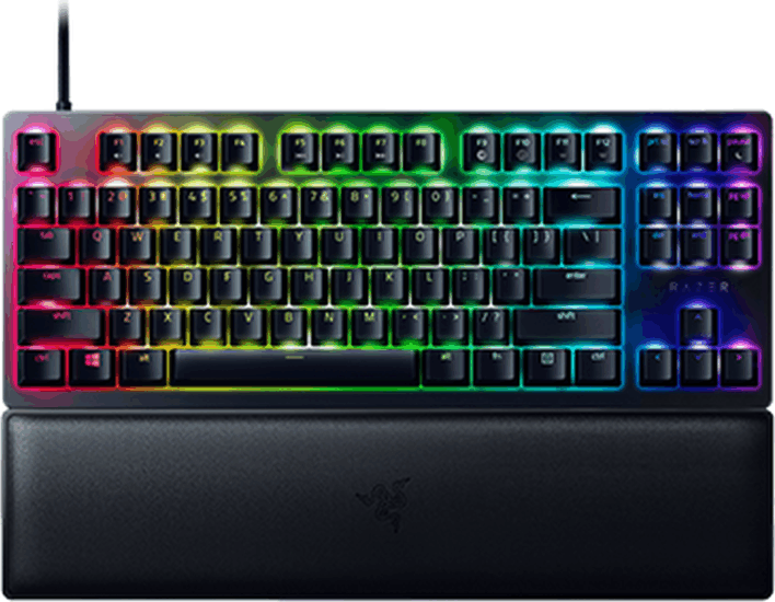 Razer Huntsman V2 Tenkeyless (Purple Switch) USB Gaming Billentyűzet - Angol (US)