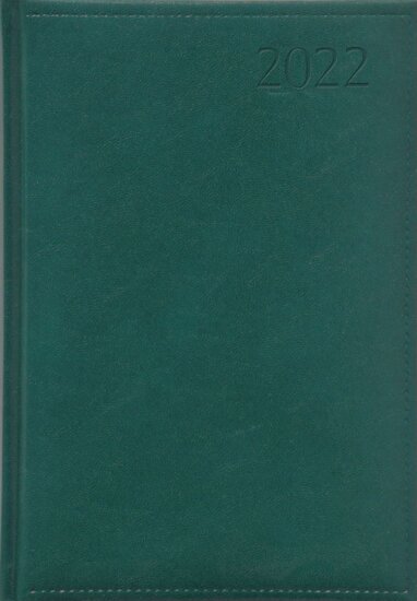 Toptimer Traditional A4 2022 Heti naptár - Zöld