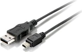Equip 128521 USB 2.0 A-mini5P kábel, apa/apa, 1,8m Equip 128521 USB 2.0 A-mini5P kábel, apa/apa, 1,8m