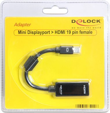 DeLOCK mini Displayport apa > HDMI anya adapter DeLOCK mini Displayport apa > HDMI anya adapter