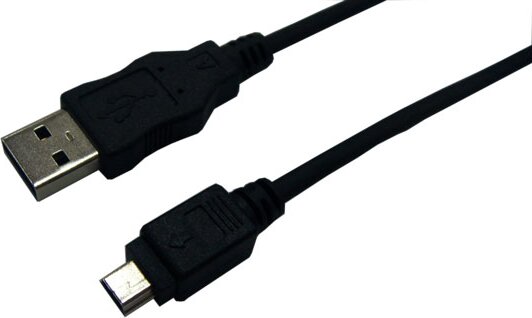 LogiLink USB Cable, USB 2.0,AM to Mini 5PM, 1,8m LogiLink USB Cable, USB 2.0,AM to Mini 5PM, 1,8m
