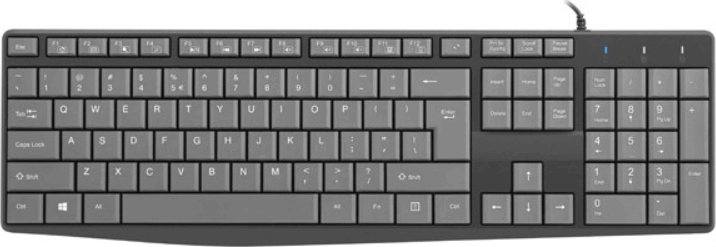 Natec Nautilus USB Slim Billentyűzet - Angol (US)