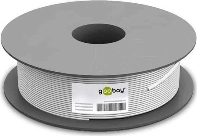 Goobay S/FTP CAT6a Installációs Patch kábel 100m Szürke Goobay S/FTP CAT6a Installációs Patch kábel 100m Szürke