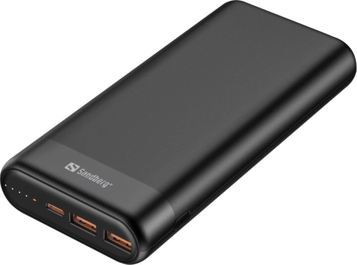Sandberg 420-62 Powerbank 20000mAh 65W (1.5-3,25A / 5-20V) - Fekete