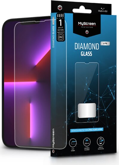 MyScreen Protector Diamond Glass Lite Apple iPhone 13 Pro Max Edzett üveg kijelzővédő MyScreen Protector Diamond Glass Lite Apple iPhone 13 Pro Max Edzett üveg kijelzővédő