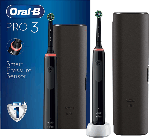 Oral-B Pro 3 3500 Black Edition Elektromos fogkefe - Fekete