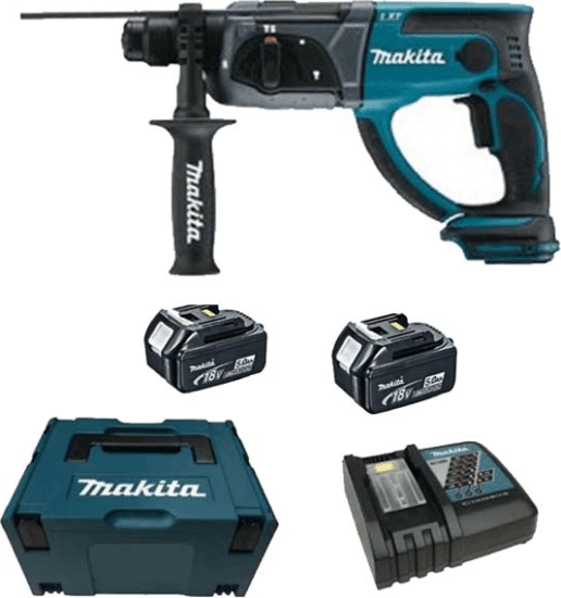Makita DHR202RTJ Akkumulátoros Fúró-vésőkalapács + koffer Makita DHR202RTJ Akkumulátoros Fúró-vésőkalapács + koffer