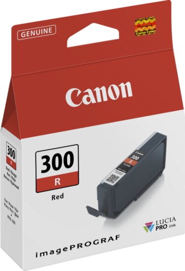 Canon PFI-300R Eredeti Tintapatron Piros