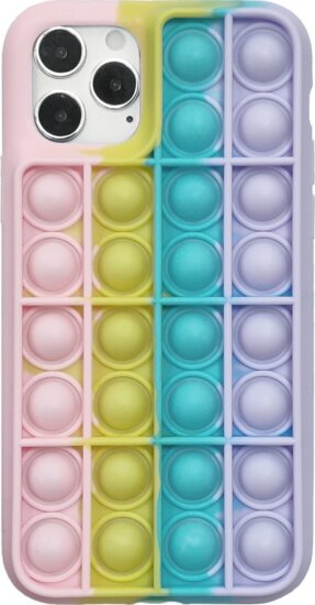 Cellect Samsung Galaxy A42 Szilikon Tok - Púder/Sárga