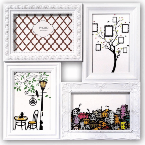 ZEP HT0446 Cordoba 31x31 képkeret - Fehér ZEP HT0446 Cordoba 31x31 képkeret - Fehér