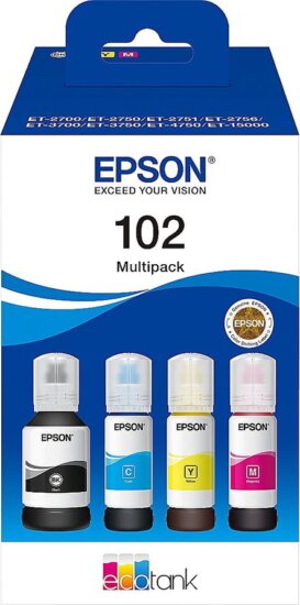 Epson EcoTank T102 Eredeti Tintatartály Multipack
