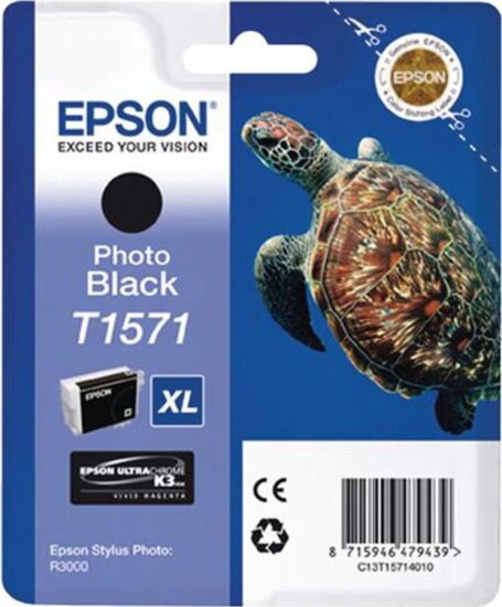 Epson T1571 Eredeti Tintapatron Fotó fekete