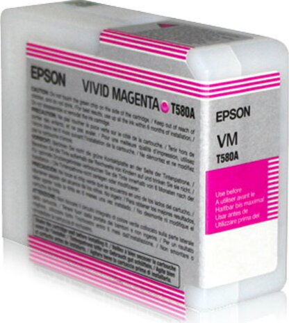 Epson T580A Eredeti Tintapatron Magenta
