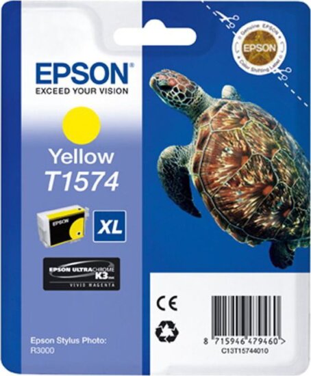 Epson T1574 Eredeti Tintapatron Sárga Epson T1574 Eredeti Tintapatron Sárga