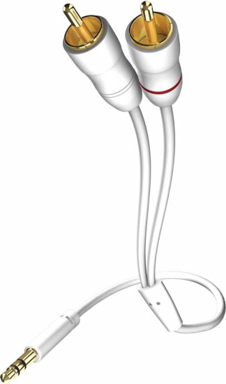 Inakustik Star MP3 Audió kábel 1.5m (3.5mm Jack apa - 2xRCA apa)