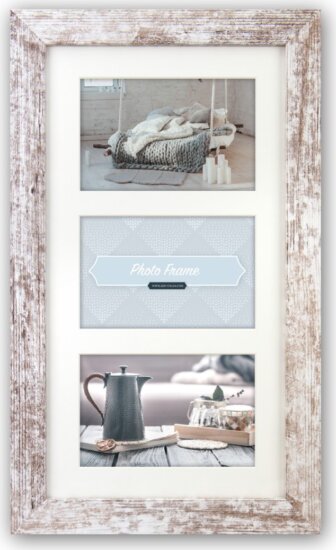 ZEP V23136 Nelson 6 28x51 képkeret - Fehér/barna ZEP V23136 Nelson 6 28x51 képkeret - Fehér/barna