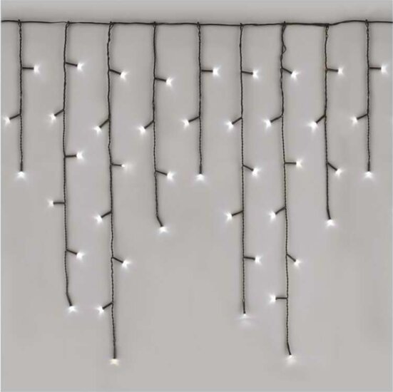 Emos D4CC01 Kül/beltéri LED fényfüggöny klasszikus 3,6m - Hideg fehér