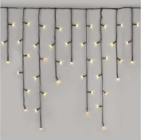 Emos D4CW03 Kül/beltéri LED fényfüggöny klasszikus 10m - Meleg fehér