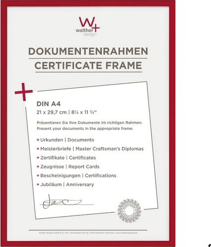 Walther KV130R New Lifestyle 21x30 Képkeret - Piros