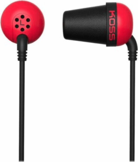Koss Plug Colors In-ear Fülhallgató - Piros/Fekete Koss Plug Colors In-ear Fülhallgató - Piros/Fekete