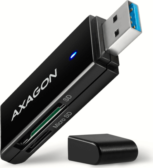 Axagon CRE-S2N USB 3.0 Külső kártyaolvasó Axagon CRE-S2N USB 3.0 Külső kártyaolvasó