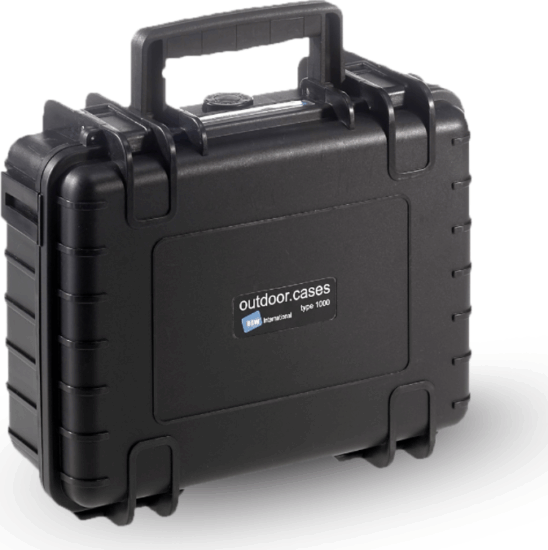 B&W Type 1000/B Fotós koffer - Fekete