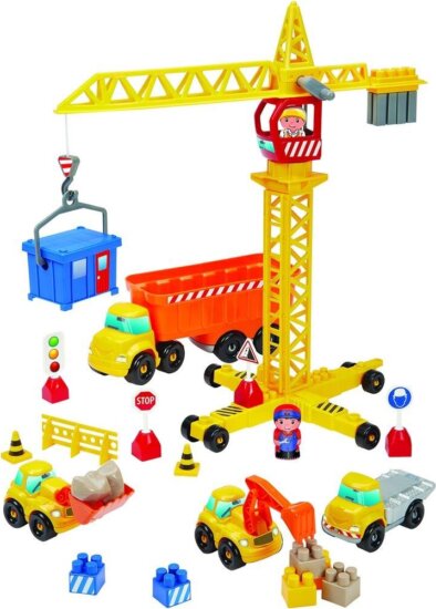 Ecoiffier Abrick Építési terület építő készlet Ecoiffier Abrick Építési terület építő készlet