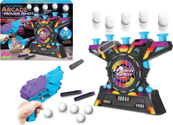 Hover Shot Szivacslövő fegyver lebegő golyó célpontokkal