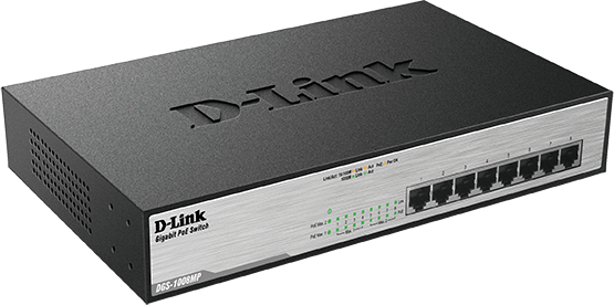 D-Link DGS-1008MP Desktop Max PoE Switch