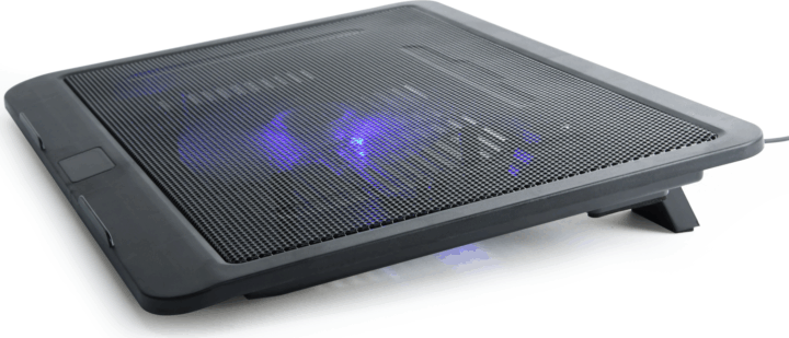Gembird NBS-1F15-04 15" laptop hűtőpad - Fekete