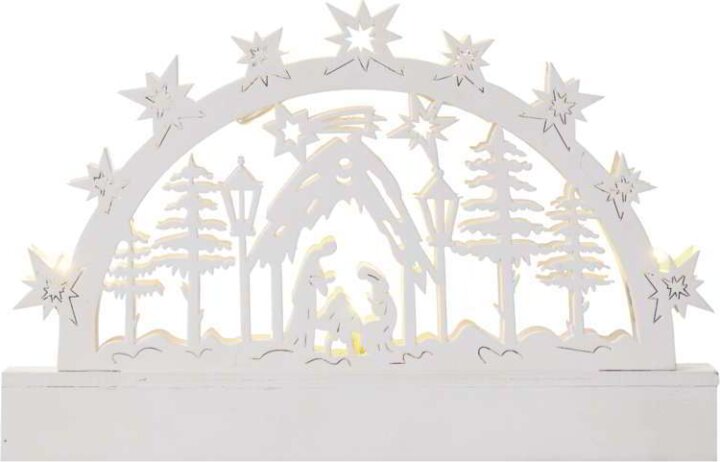 Emos DCWW04 5 LED-es karácsonyi betlehem asztali dísz